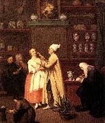 LONGHI, Pietro The Spice-vendor's shop g china oil painting reproduction